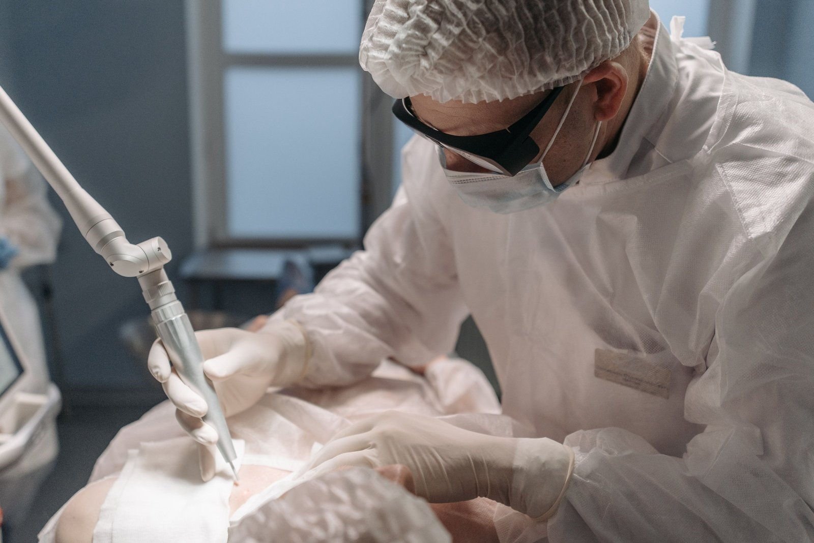 Laser treatment procedure