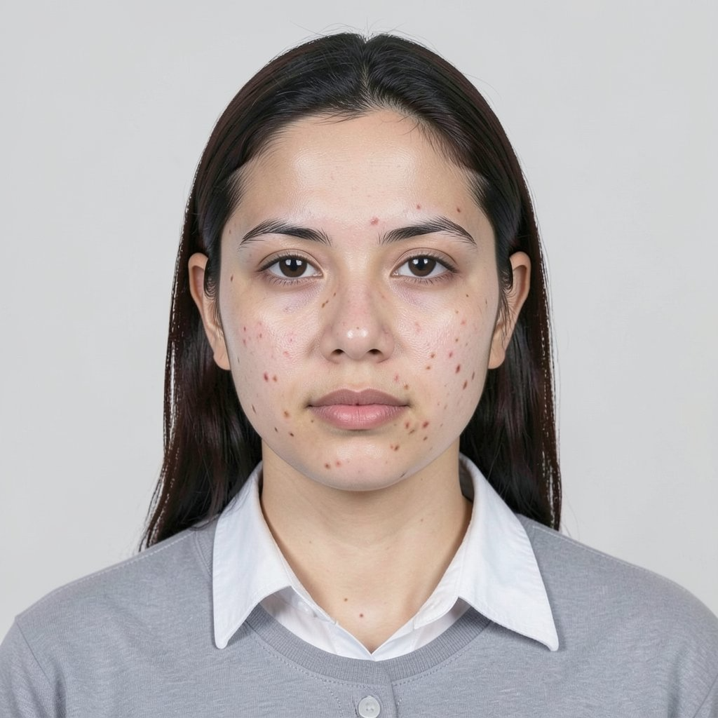 Skin before treatment (sample photo)